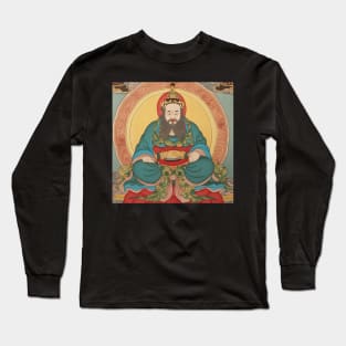 Ebisu Japanese deity Long Sleeve T-Shirt